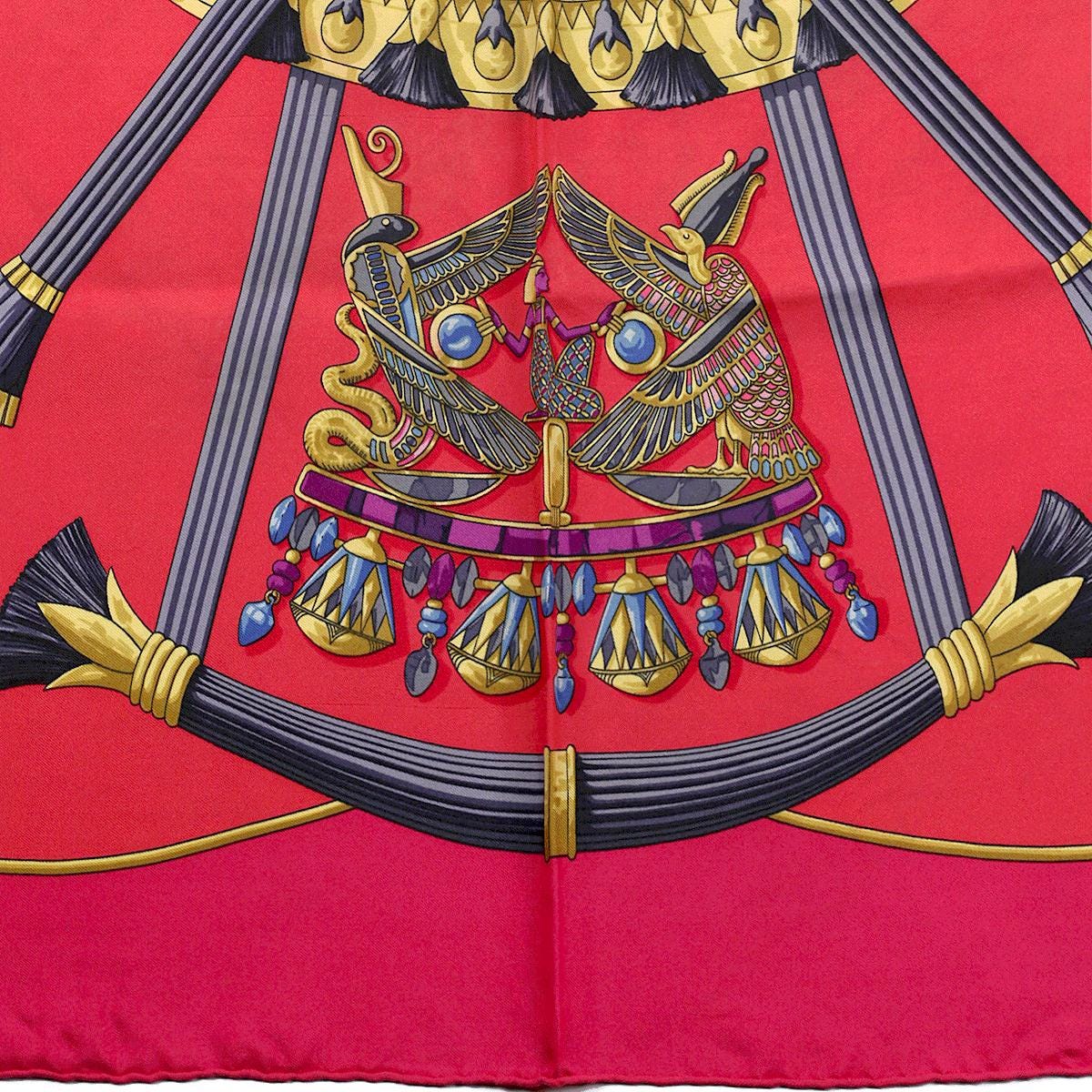 Hermes Scarf "Egypte" by Caty Latham 90cm Silk
