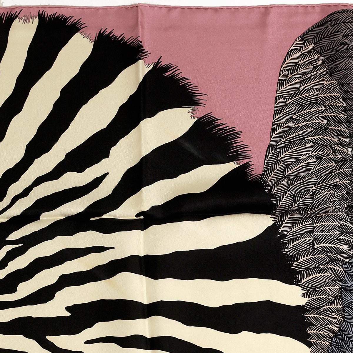 Hermes Scarf "Zebra Pegasus" by Alice Shirley 90cm Silk | Grail
