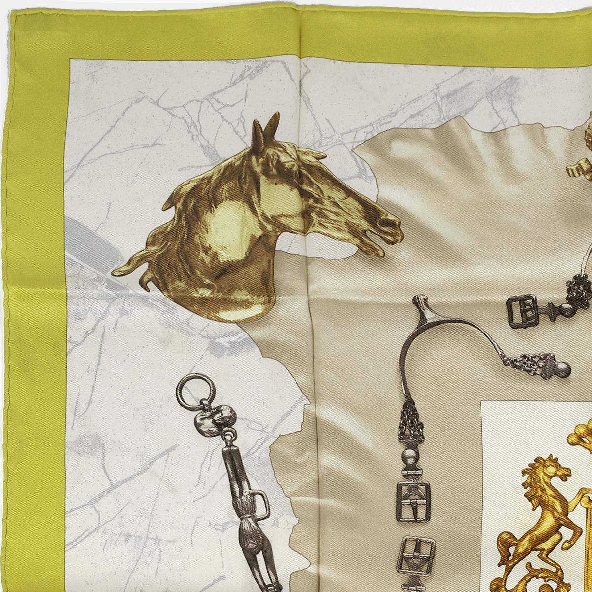 Hermes Scarf "Parures Equestres" by Henri d'Origny 70cm Silk | Foulard Carre