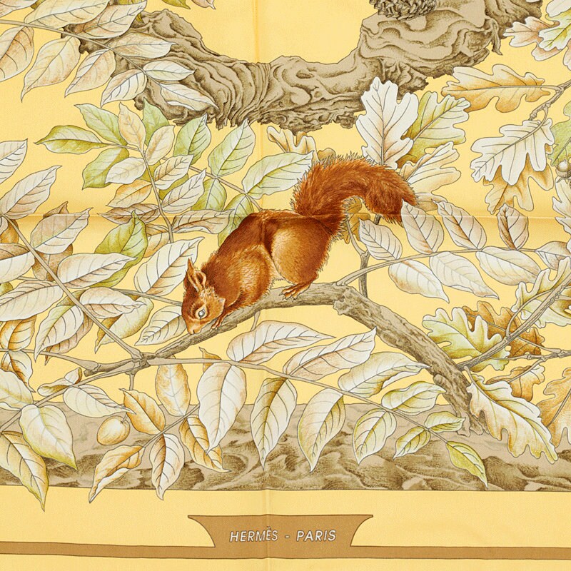 Hermes Scarf "Casse Noisette" by Antoine De Jacquelot 90cm Silk | Carre Foulard