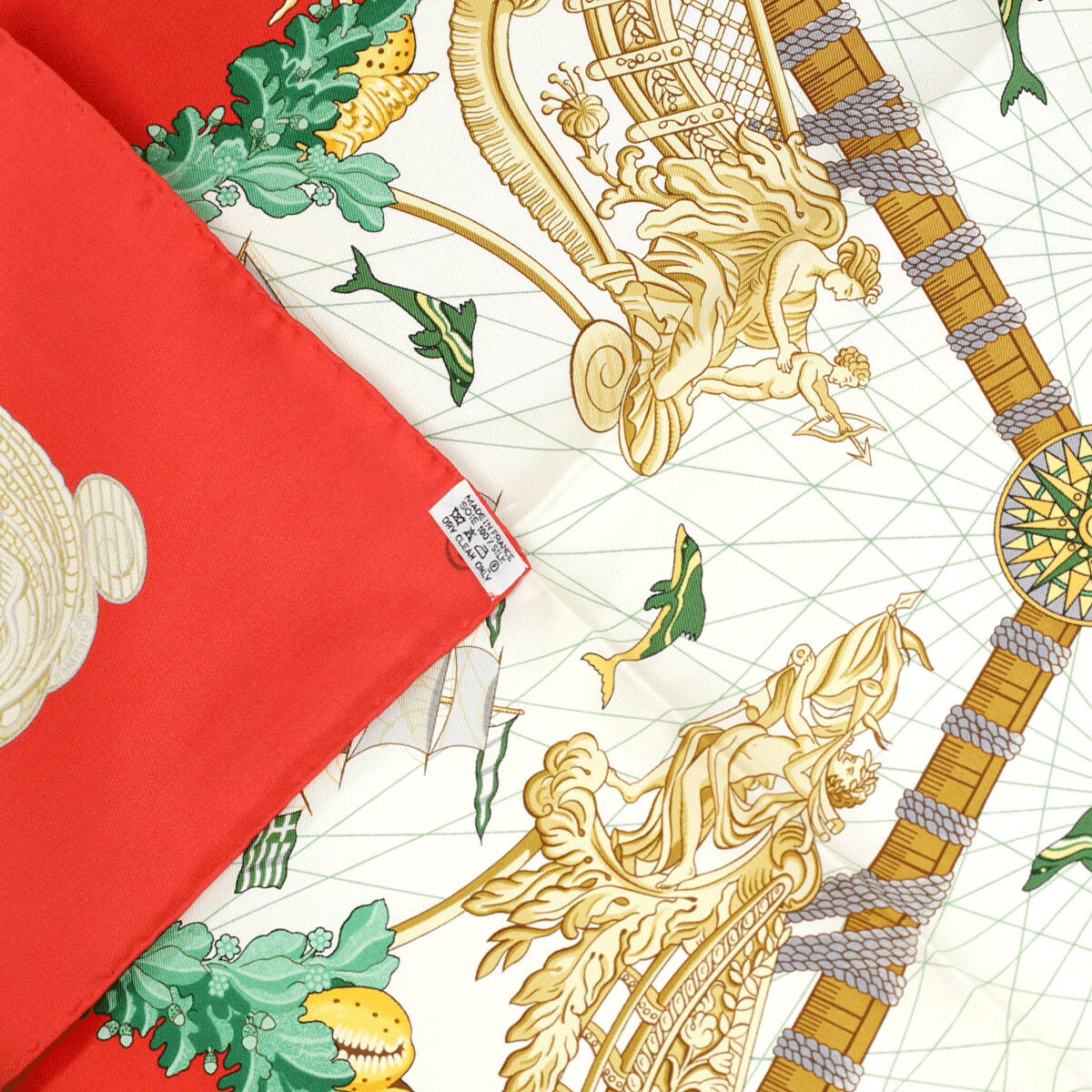 Hermes Scarf "Balade Oceane" by Julia Abadie 90cm Silk