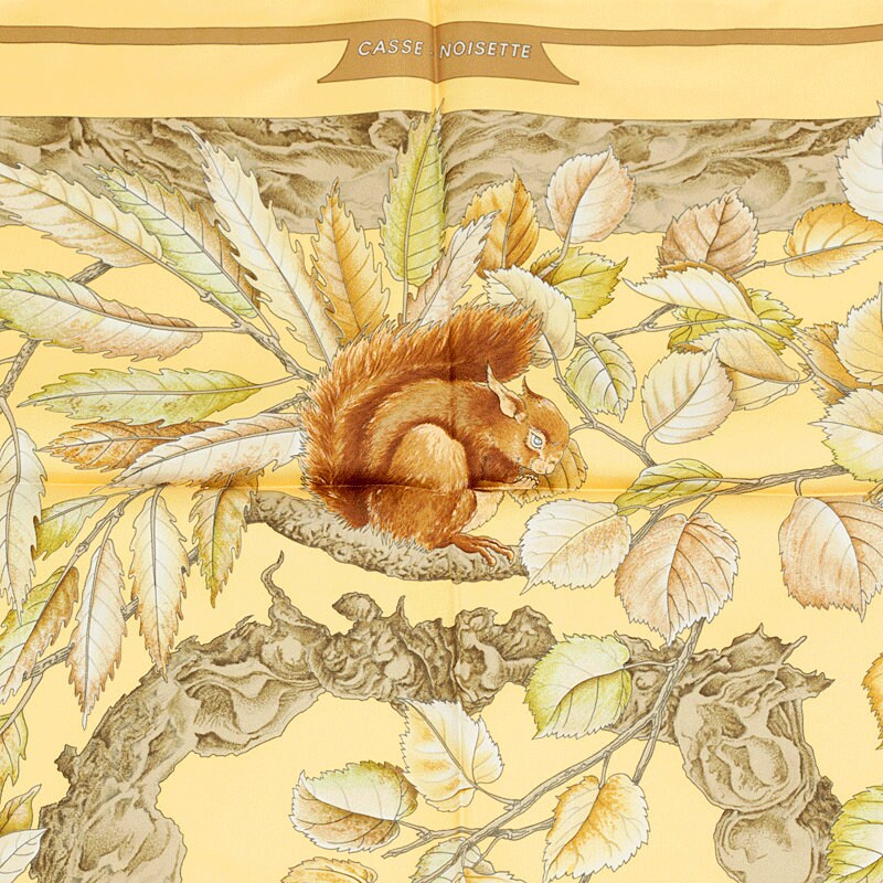 Hermes Scarf "Casse Noisette" by Antoine De Jacquelot 90cm Silk | Carre Foulard