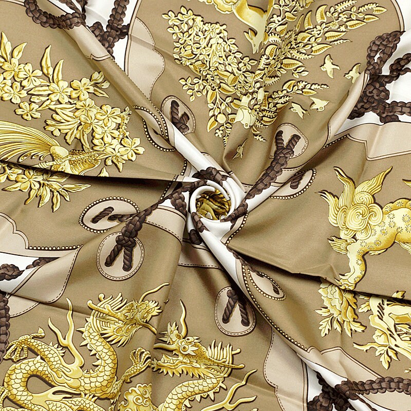 Hermes Scarf "Tsubas" by Christiane Vauzelles 90cm Silk | Carre Foulard