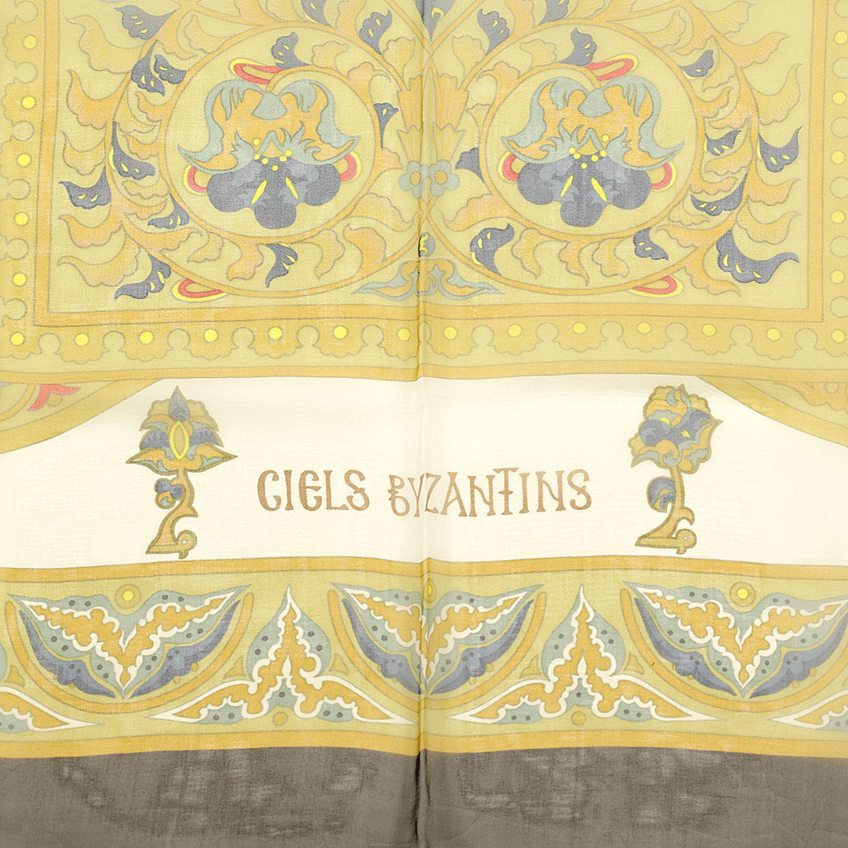 Hermes Scarf "Ciels Byzantins" by Julia Abadie 140cm Mousseline Chiffon Silk | Carre Foulard