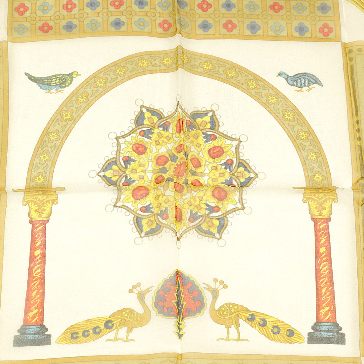 Hermes Scarf "Ciels Byzantins" by Julia Abadie 140cm Mousseline Chiffon Silk | Carre Foulard