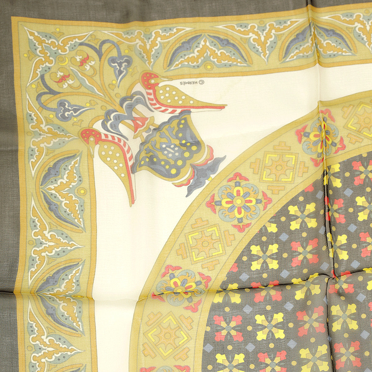 Hermes Scarf "Ciels Byzantins" by Julia Abadie 140cm Mousseline Chiffon Silk | Carre Foulard