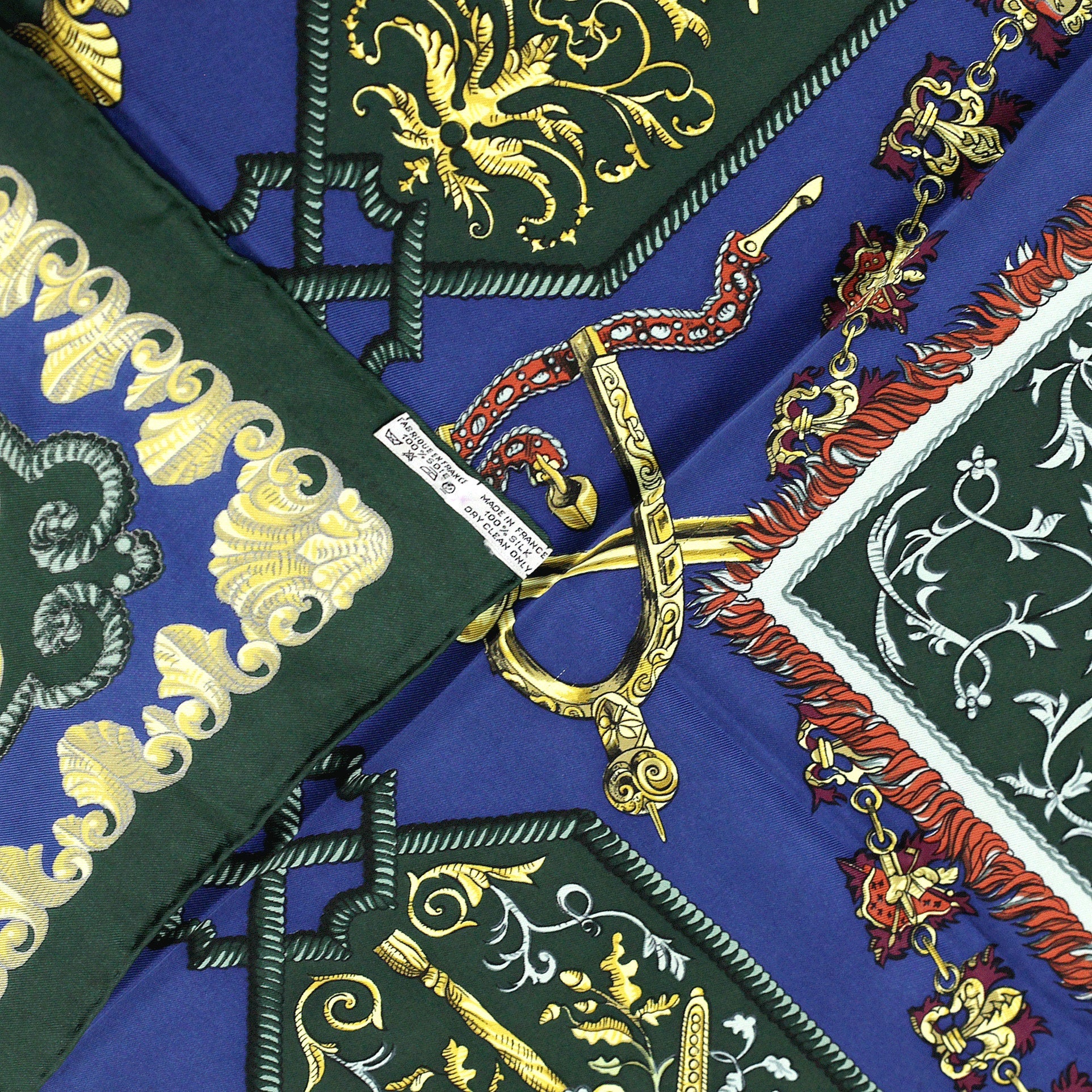 Hermes Scarf "Ludovicus Magnus" by Françoise De La Perriere 90cm Silk | Carre Foulard