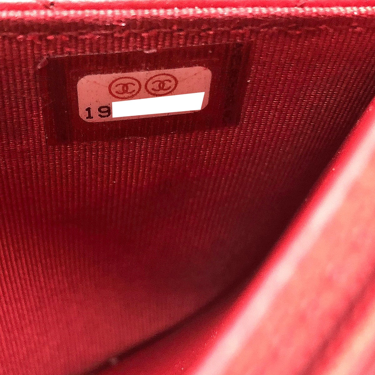 Chanel Bag Wallet on Chain (WOC) Red Quilted Lambskin Leather with Silver Hardware