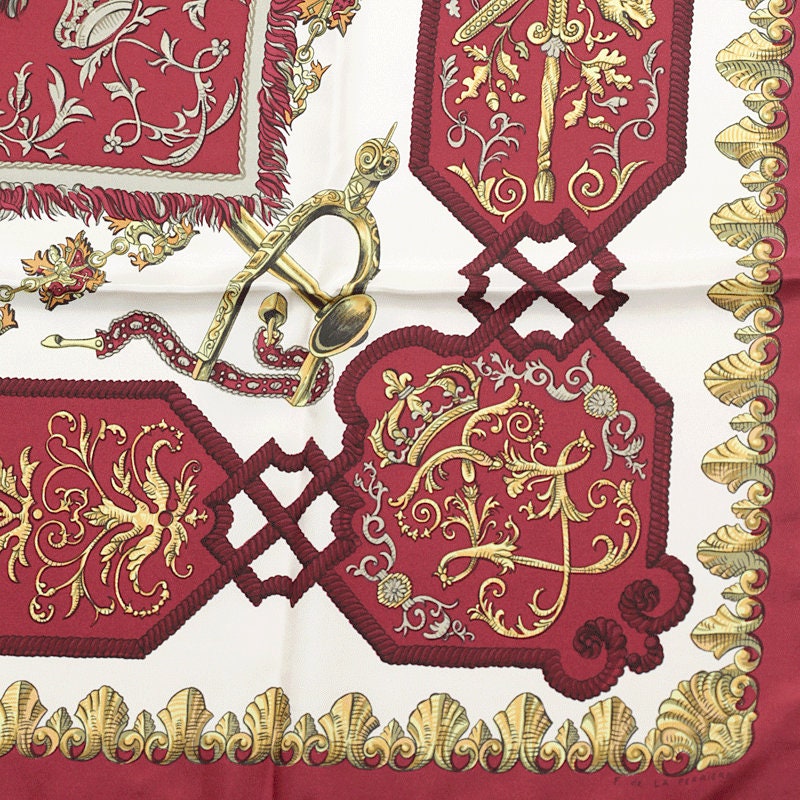 Hermes Scarf "Ludovicus Magnus" by Françoise De La Perriere 90cm Silk | Carre Foulard