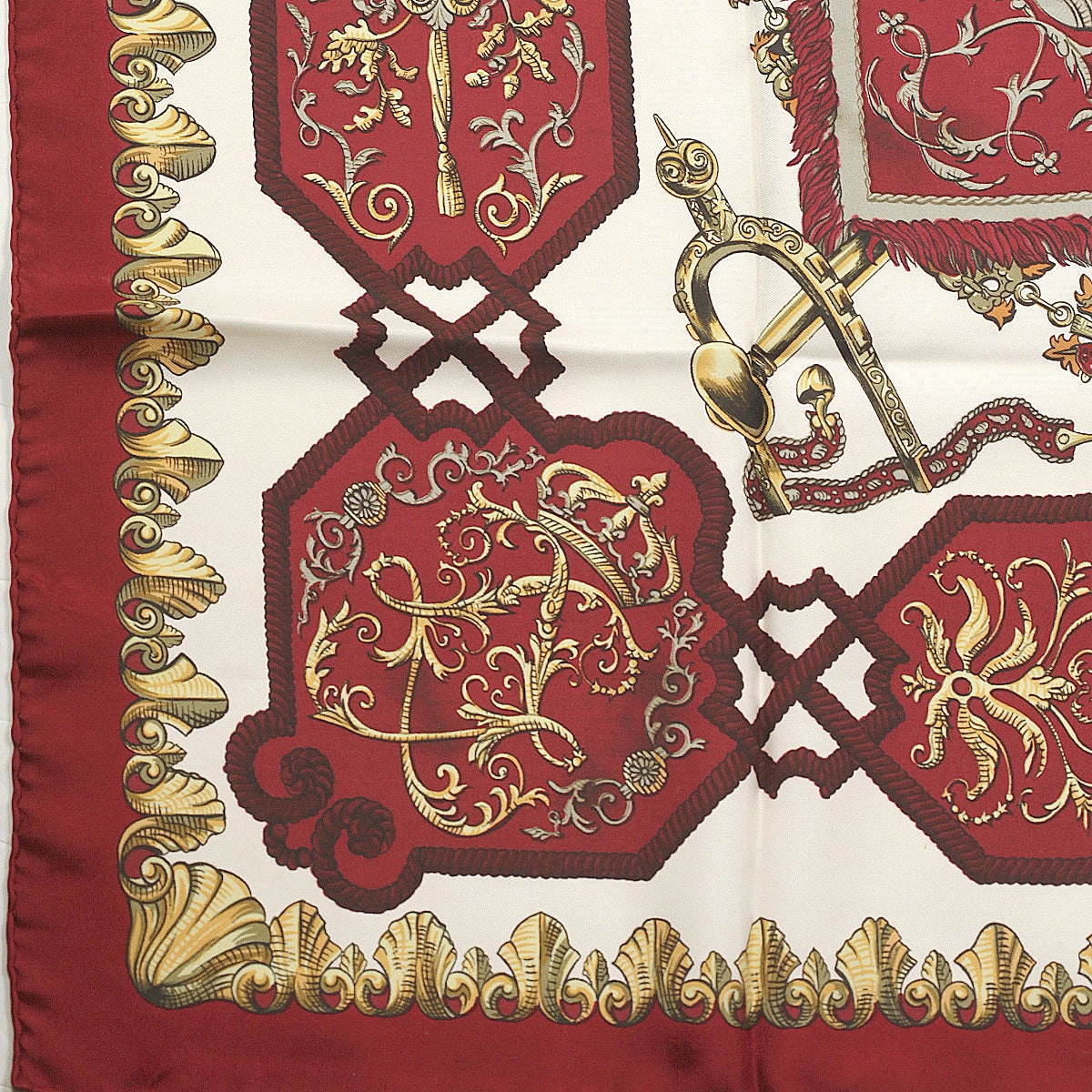 Hermes Scarf "Ludovicus Magnus" by Françoise De La Perriere 90cm Silk | Carre Foulard