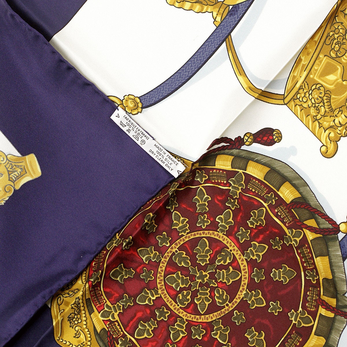 Hermes Scarf "Memoire d'Hermes" by Caty Latham 90cm Silk | Foulard Carre