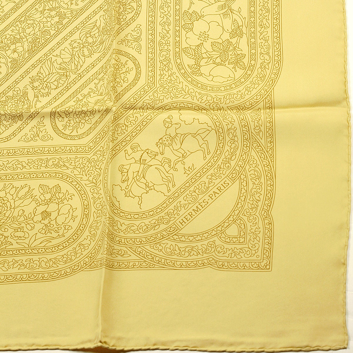 Hermes Scarf "Qalamdan" by Catherine Baschet 90cm Silk | Foulard Carre