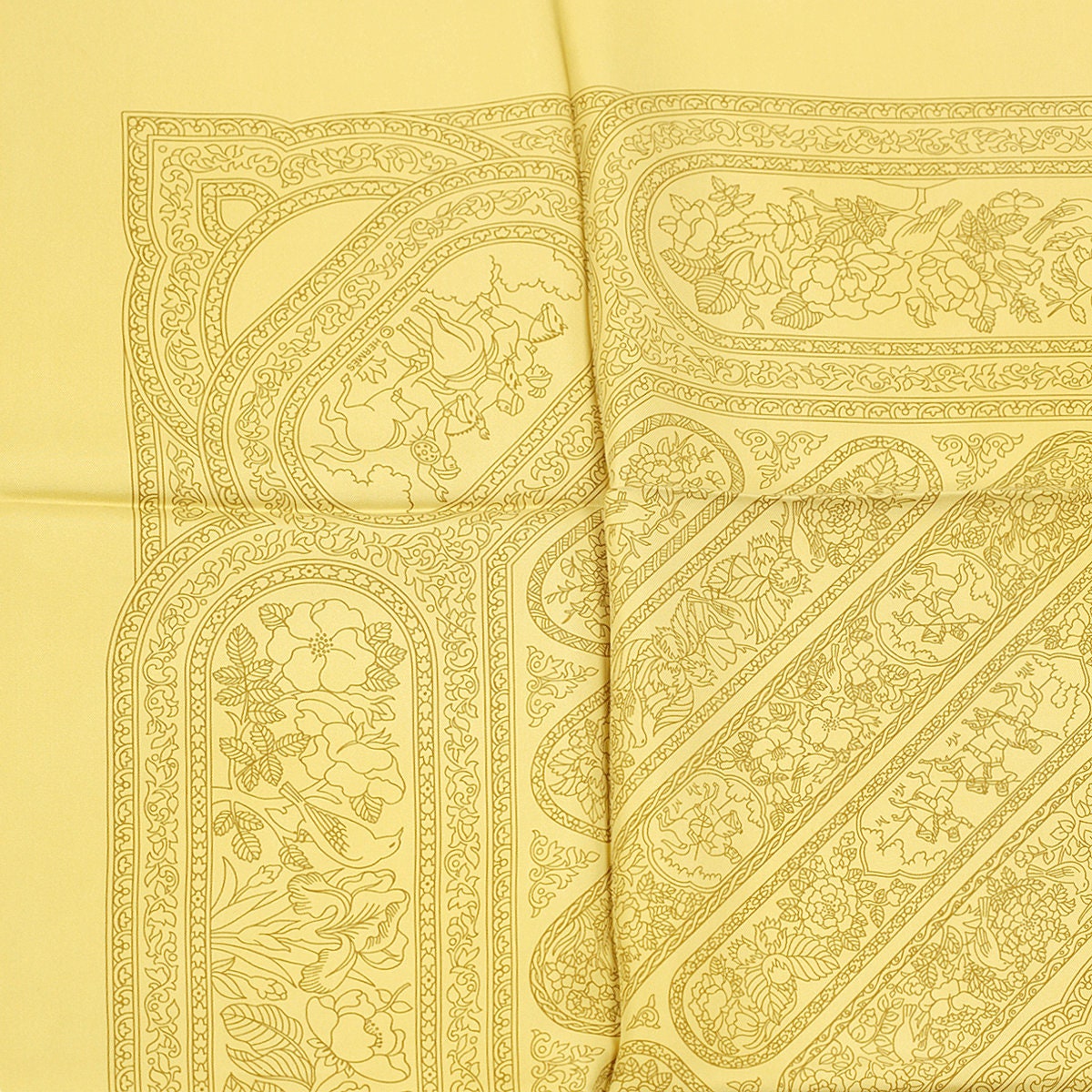 Hermes Scarf "Qalamdan" by Catherine Baschet 90cm Silk | Foulard Carre