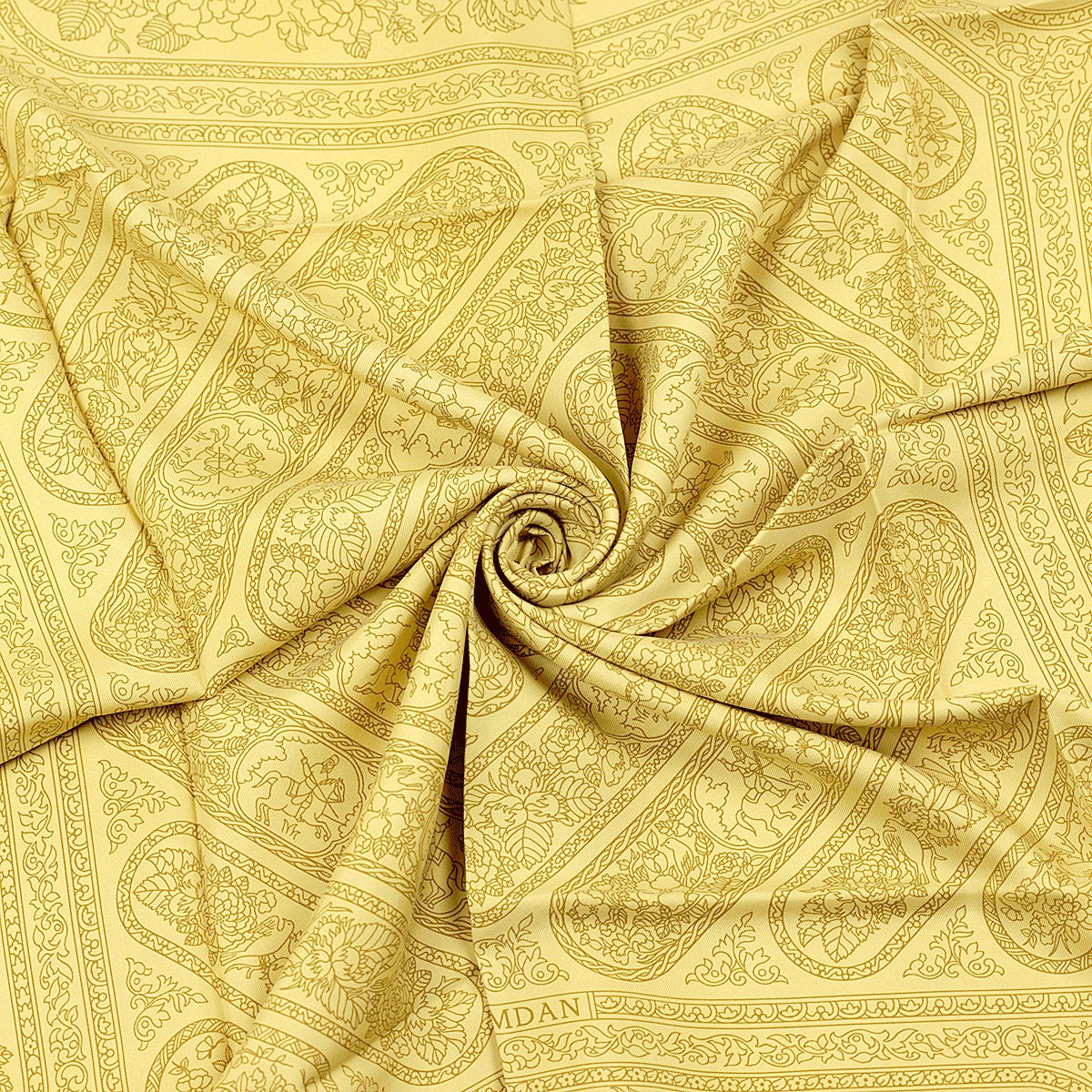 Hermes Scarf "Qalamdan" by Catherine Baschet 90cm Silk | Foulard Carre