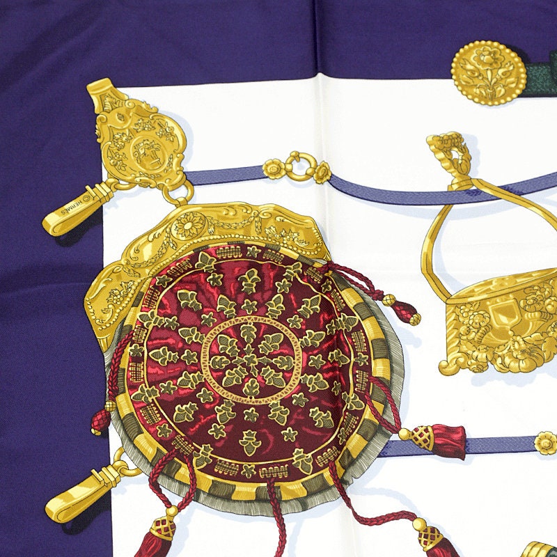 Hermes Scarf "Memoire d'Hermes" by Caty Latham 90cm Silk | Foulard Carre