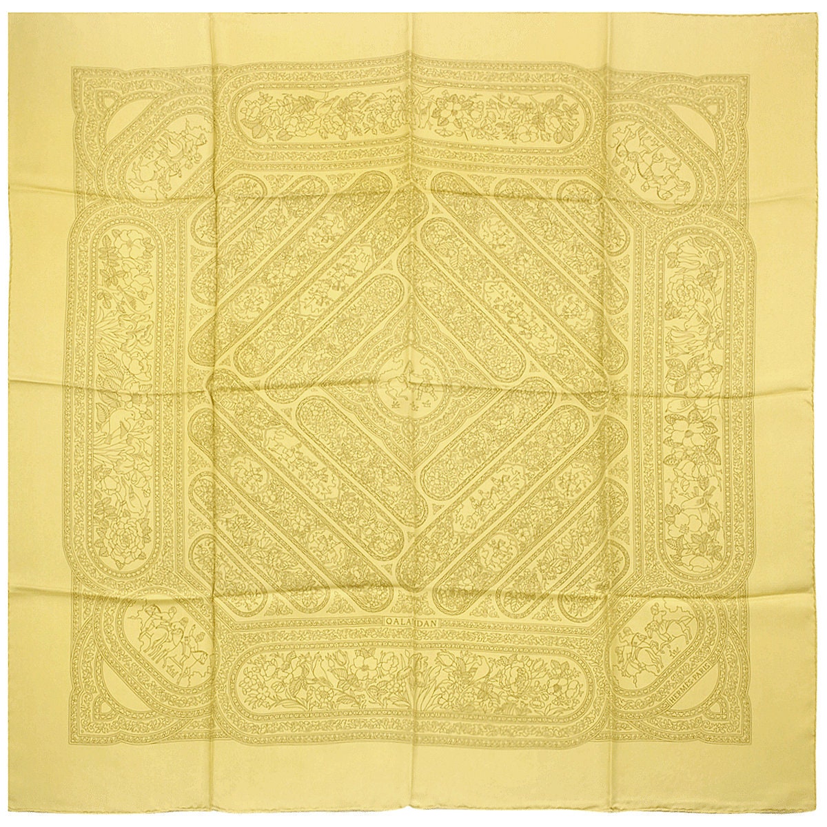 Hermes Scarf "Qalamdan" by Catherine Baschet 90cm Silk | Foulard Carre