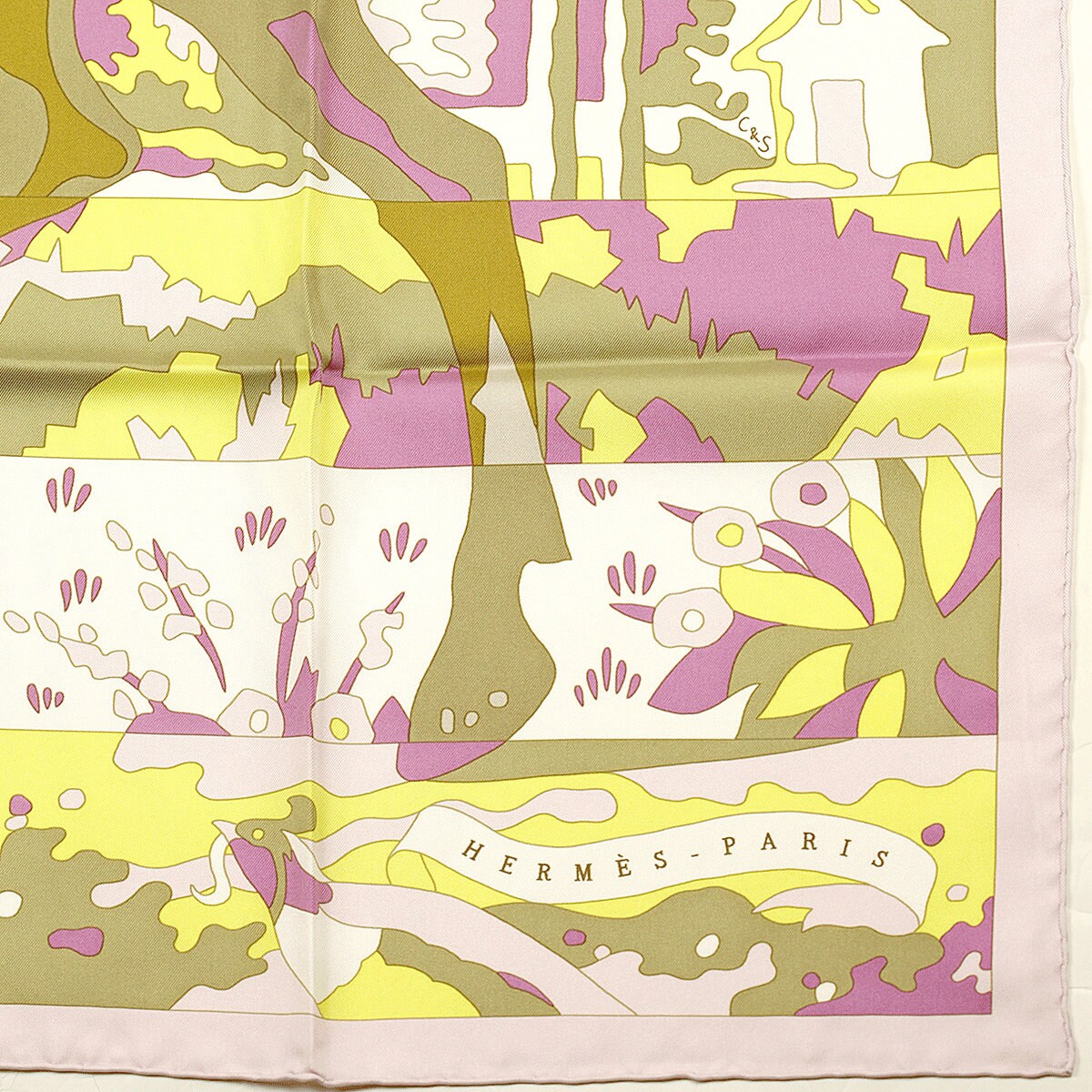 Hermes Scarf "Dix Cavaliers" by Cyrille Diatkine 90cm Silk | Foulard Carre