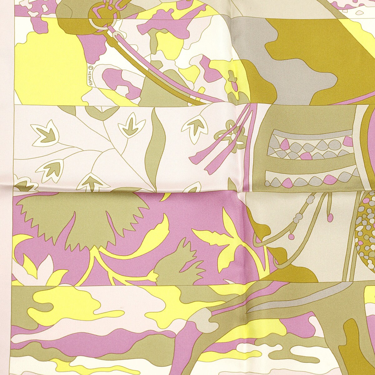 Hermes Scarf "Dix Cavaliers" by Cyrille Diatkine 90cm Silk | Foulard Carre