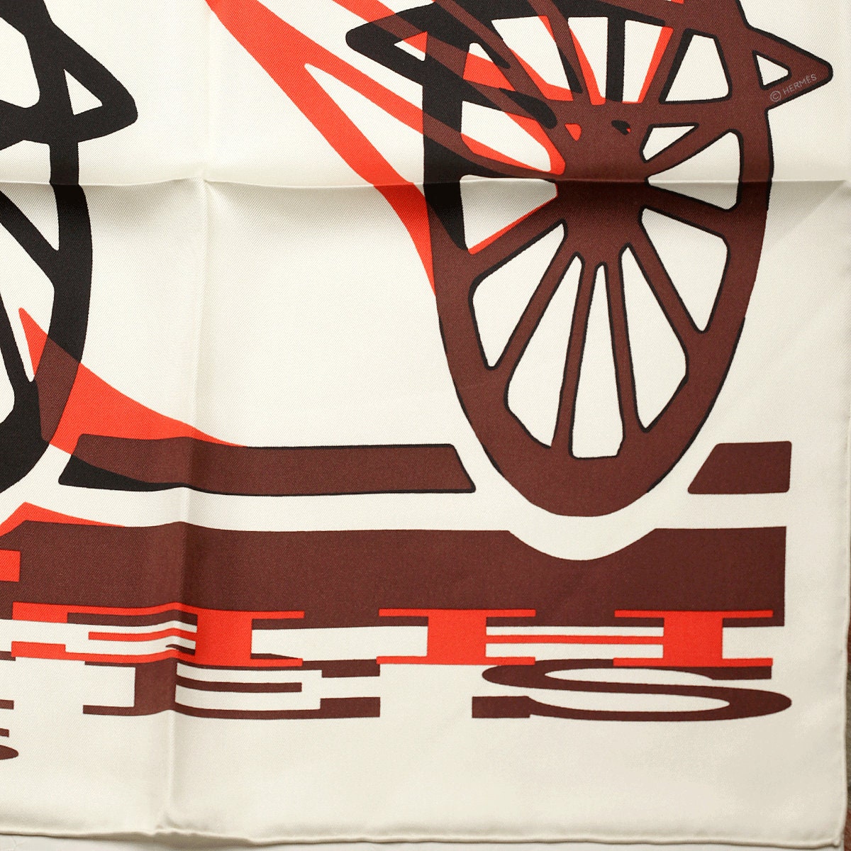 Hermes Scarf "Caleche Elastique" by Bali Barret 90cm Silk | Carre Foulard NIB