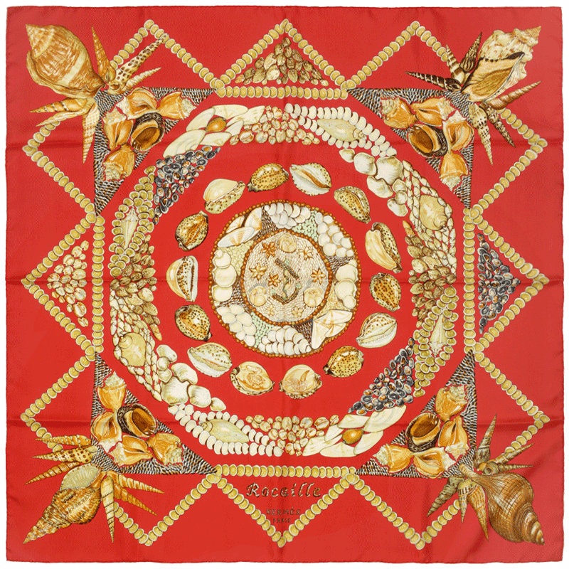 Hermes Scarf "Rocaille" by Valerie Dawlat Dumoulin 90cm Silk | Carre Foulard NIB