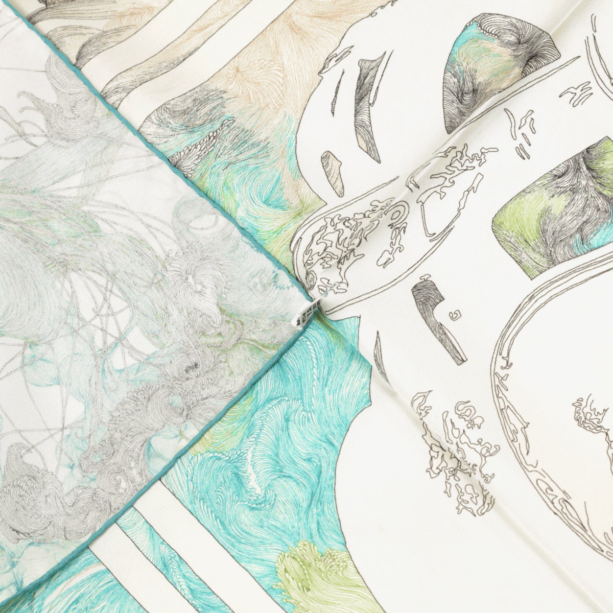 Hermes Scarf "Brides de Gala en Finesse" by Florence Manlik 90cm Silk | Carre Foulard