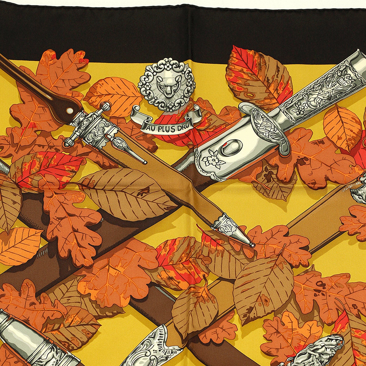 Hermes Scarf "Au Plus Dru" by Vladimir Rybaltchenko 90cm Silk | Carre Foulard Limited Edition
