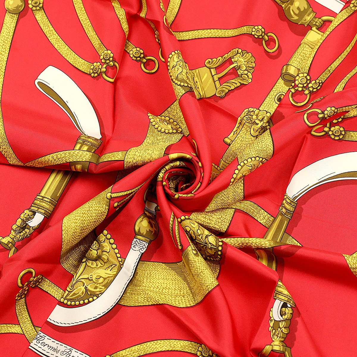 Hermes Scarf "Gaucho" by Caty Latham 90cm Silk | Carre Foulard