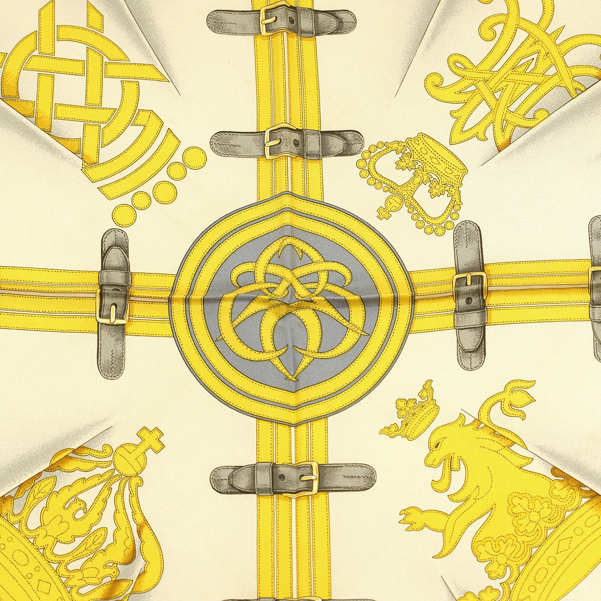 Hermes Scarf "Grande Tenue" by Henri d'Origny 90cm Silk | Carre Foulard