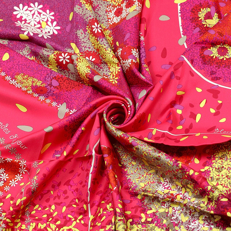 Hermes Scarf "Offrandes d'un Jour" by Dimitri Rybaltchenko 90cm Silk | Carre Foulard