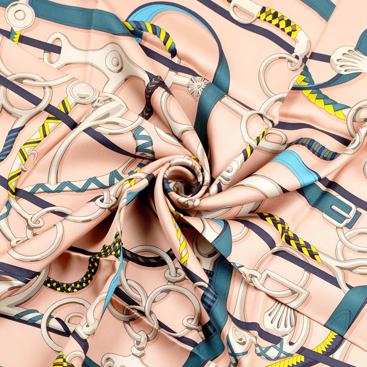 Hermes Scarf "Panoplie Equestre" by Virginie Jamin 90cm Silk