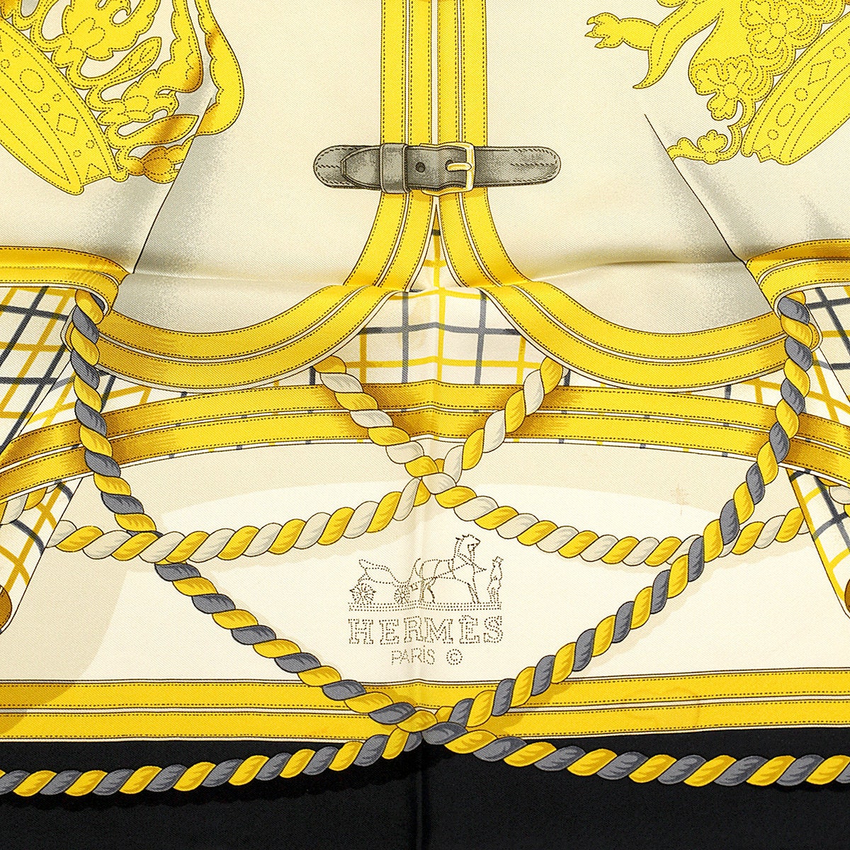 Hermes Scarf "Grande Tenue" by Henri d'Origny 90cm Silk | Carre Foulard