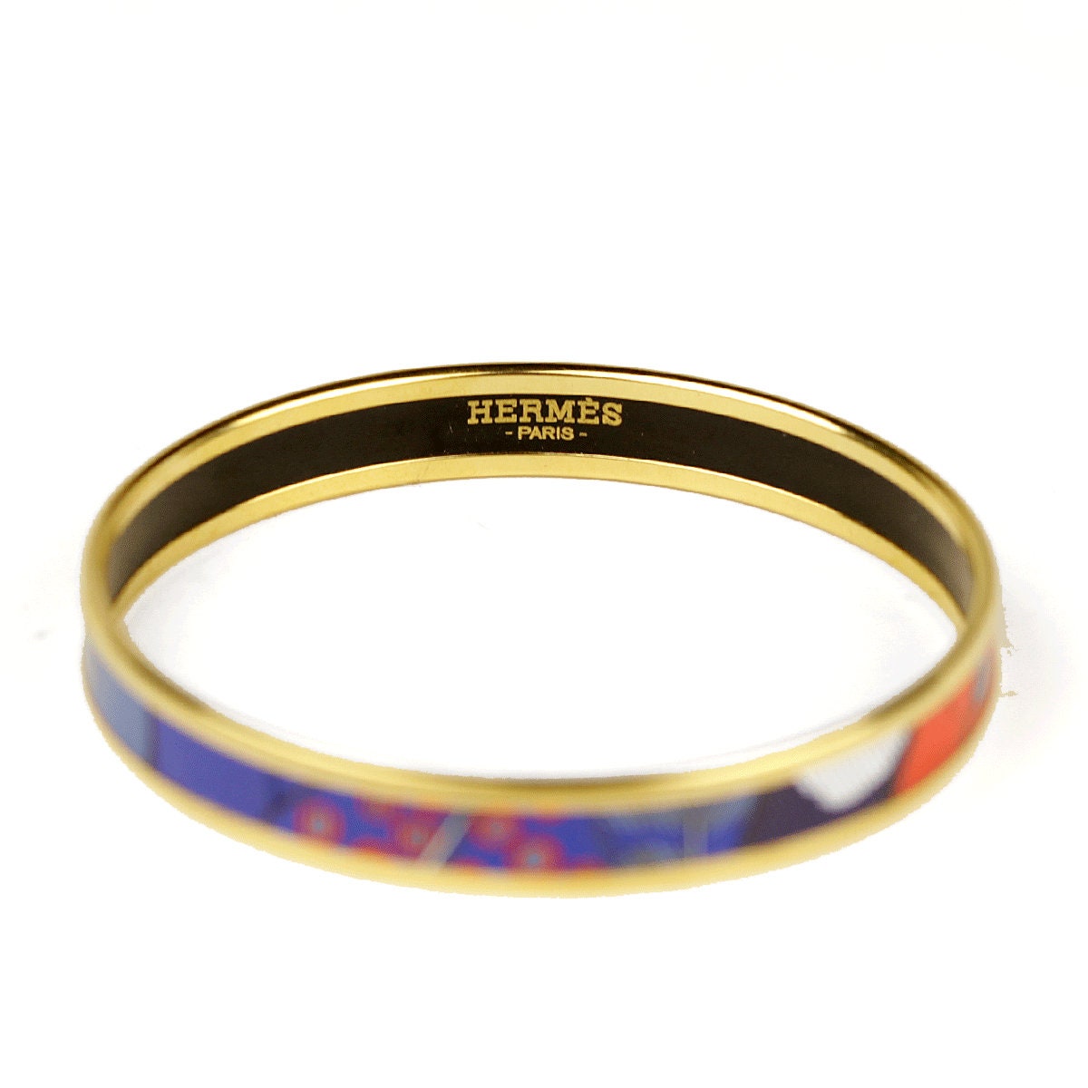 Hermes Bracelet Enamel Gold 65 Narrow | Bangle