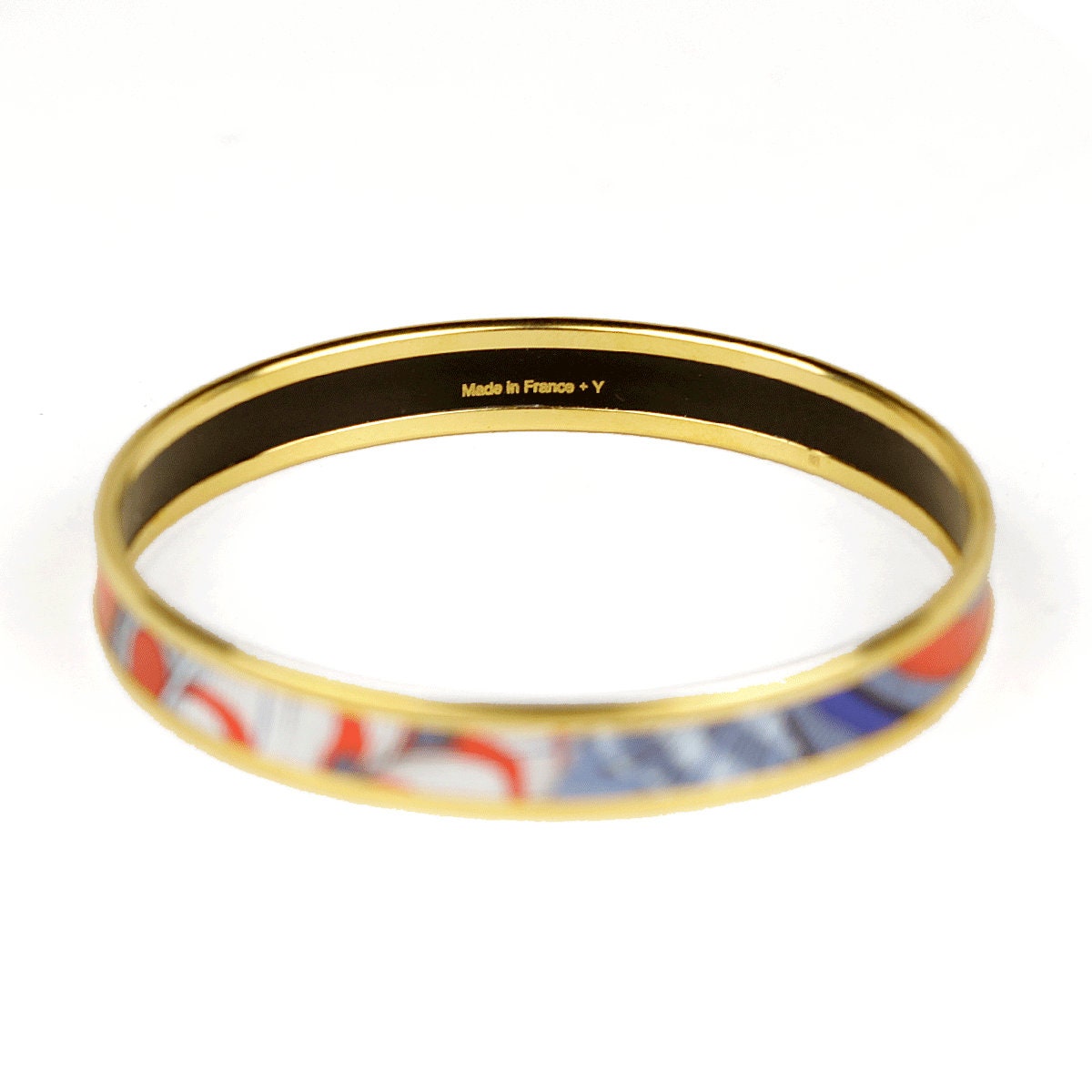 Hermes Bracelet Enamel Gold 65 Narrow | Bangle