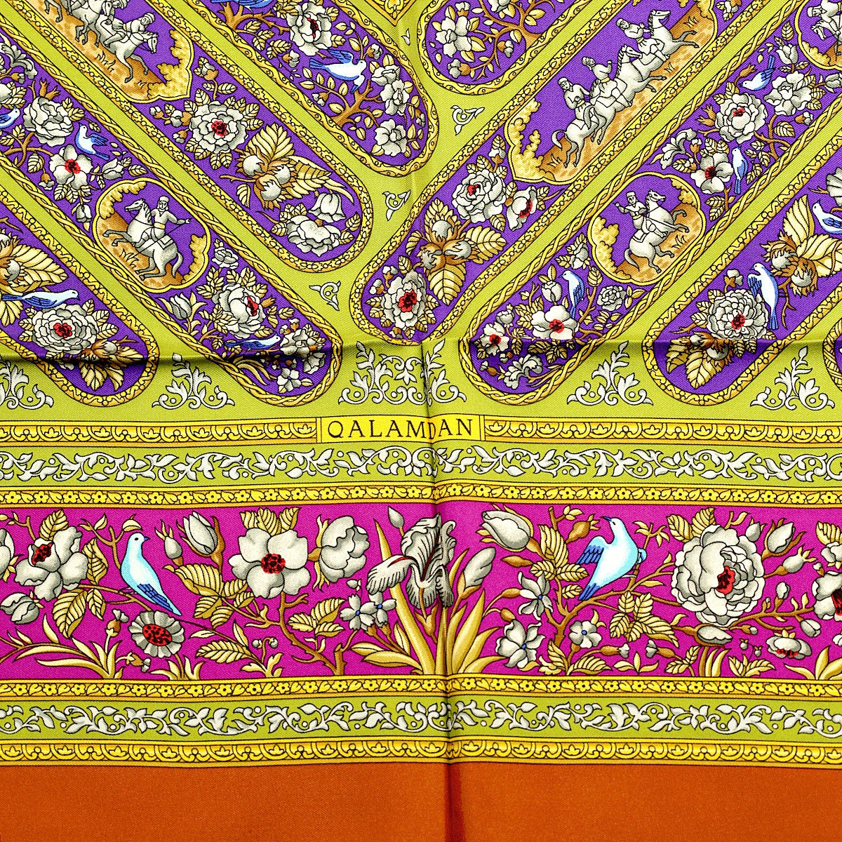 Hermes Scarf "Qalamdan" by Catherine Baschet 90cm Silk | Foulard Carre