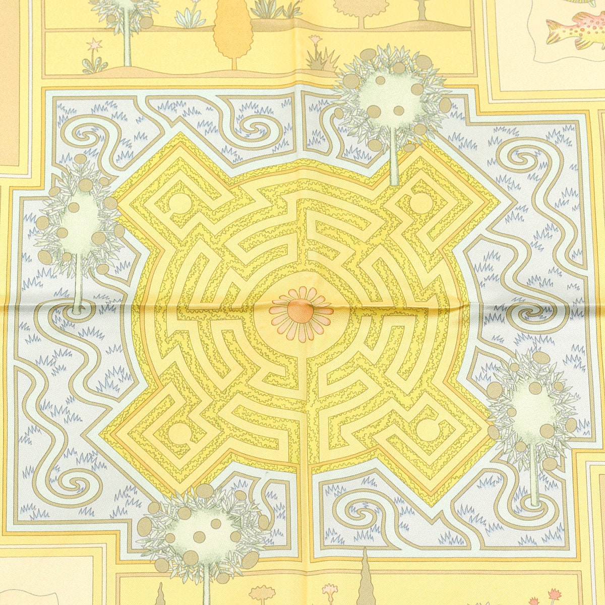 Hermes Scarf "Paridaiza" by Eugene Brunelle 90cm Silk | Carre Foulard