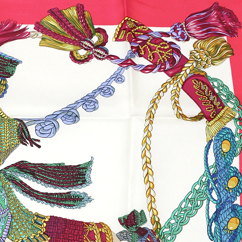 Hermes Scarf "La Timbalier" by  Francoise Heron 90cm Silk | Carre Foulard