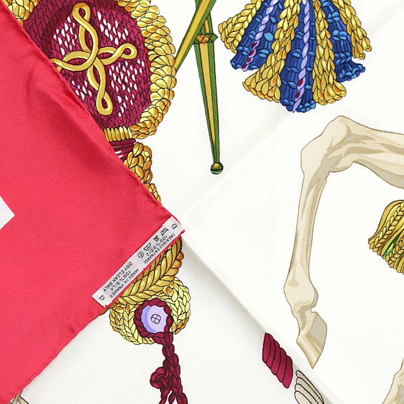 Hermes Scarf "La Timbalier" by  Francoise Heron 90cm Silk | Carre Foulard