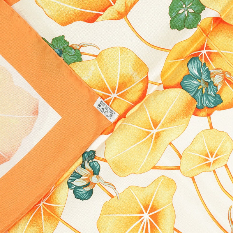 Hermes Scarf "Les Capucines" by Antoine De Jacquelot 90cm Silk | Carre Foulard