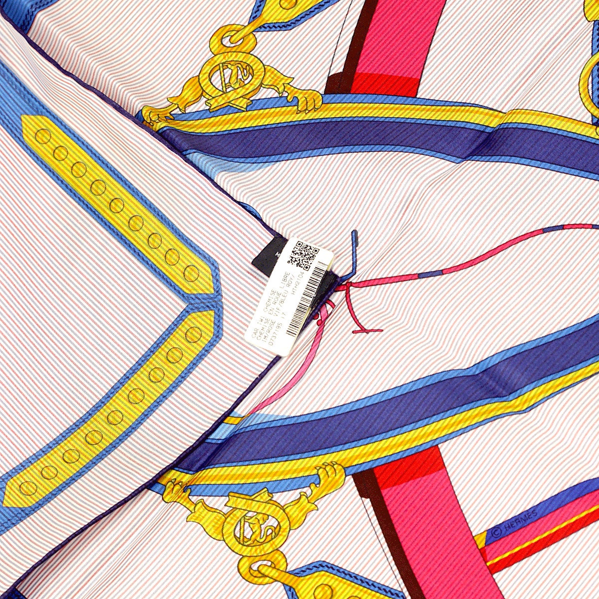 Hermes Scarf "En Roue Libre" by Vladimir Rybaltchenko 90cm Chemise Silk