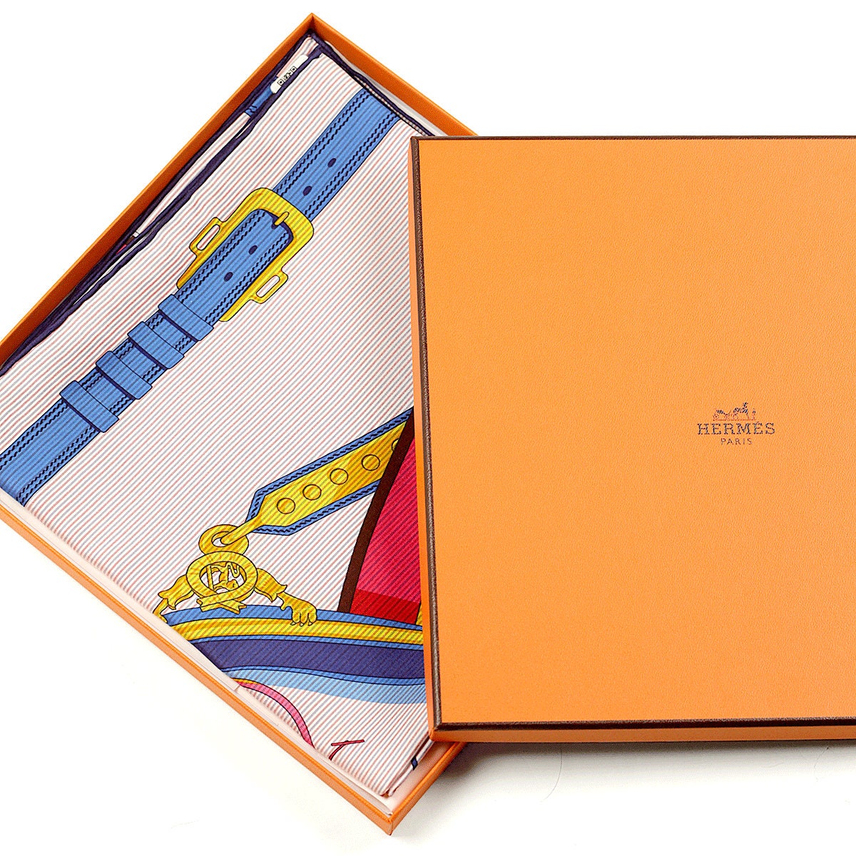 Hermes Scarf "En Roue Libre" by Vladimir Rybaltchenko 90cm Chemise Silk