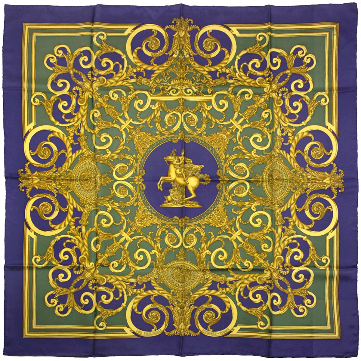 Hermes Scarf "Tuileries" by Joachim Metz 90cm Silk | Carre Foulard