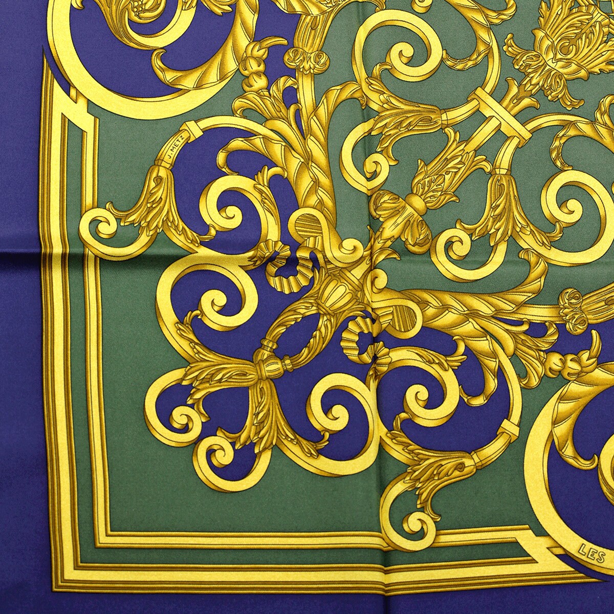 Hermes Scarf "Tuileries" by Joachim Metz 90cm Silk | Carre Foulard