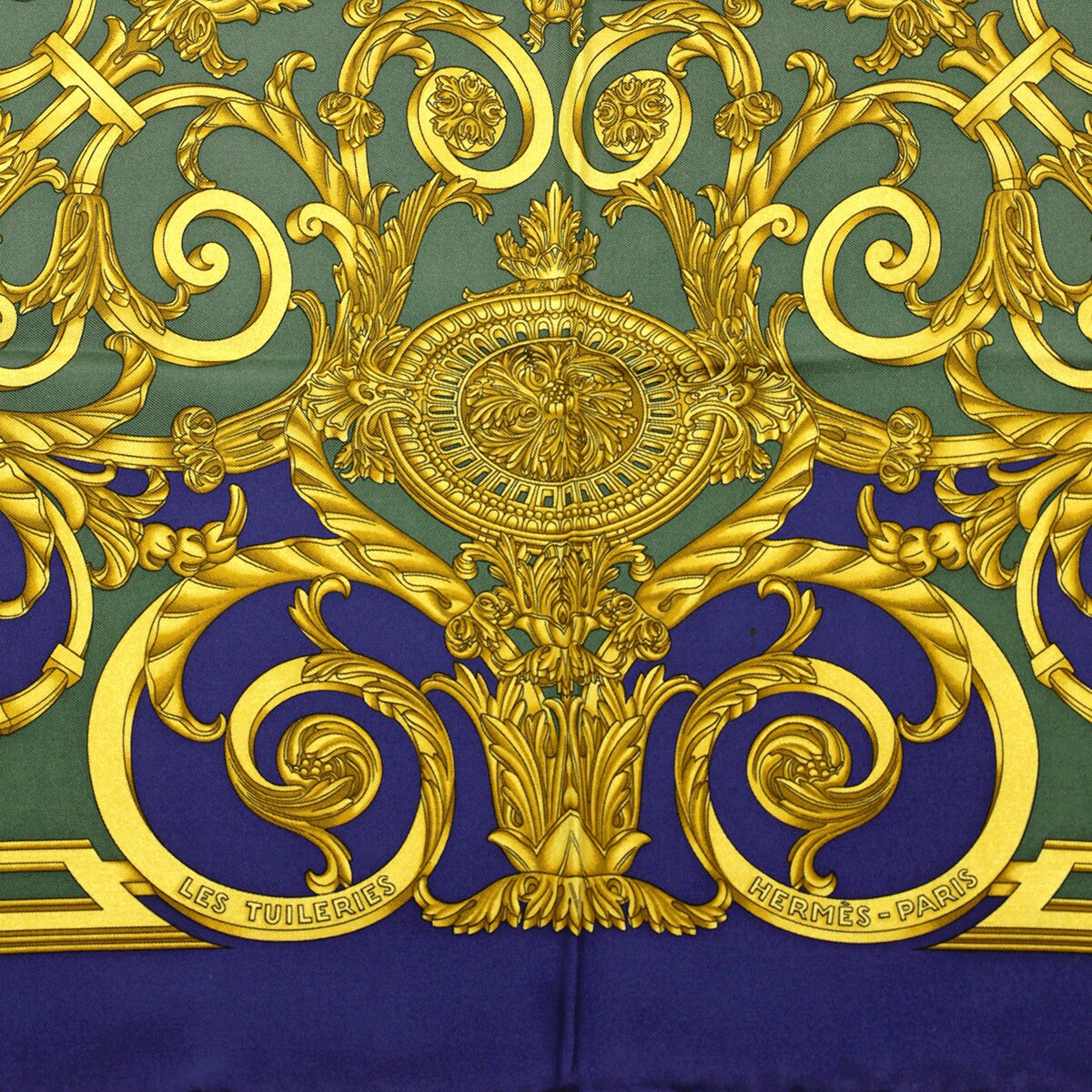 Hermes Scarf "Tuileries" by Joachim Metz 90cm Silk | Carre Foulard