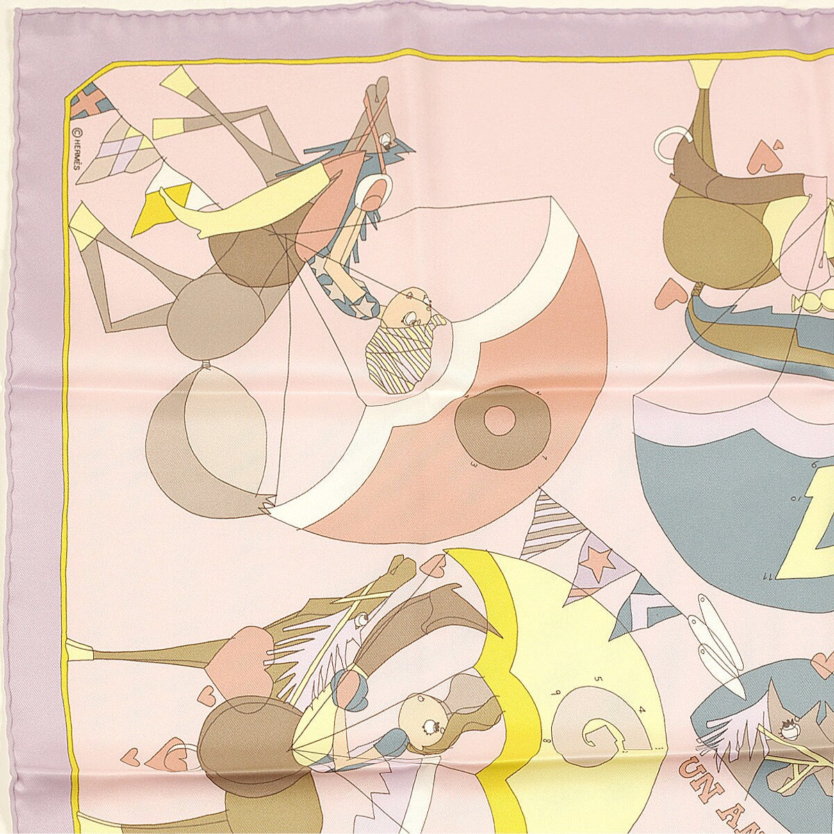 Hermes Scarf "Un Amour de Cheval" by Saw Kang 70cm Silk | Foulard Carre