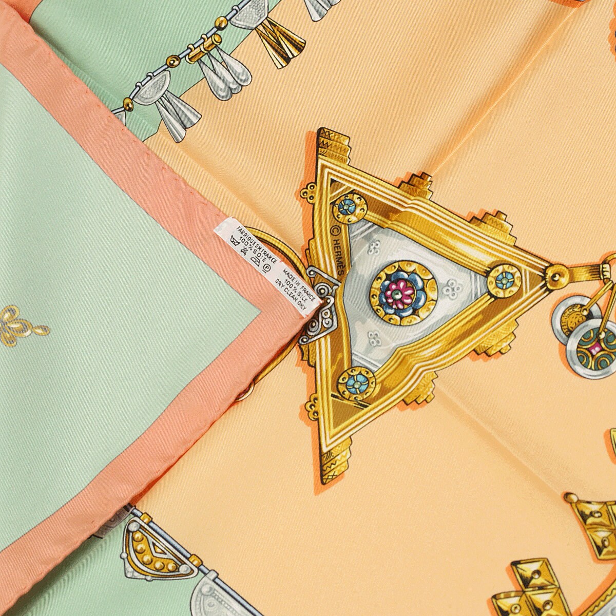 Hermes Scarf "Parures des Sables" by Laurence Bourthoumieux 90cm Silk | Carre Foulard