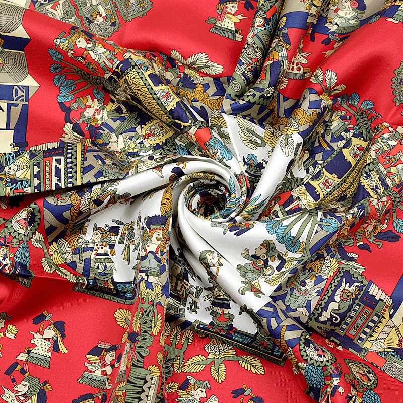 Hermes Scarf "Astres et Soleils" by Annie Faivre 90cm Silk | Foulard Carre