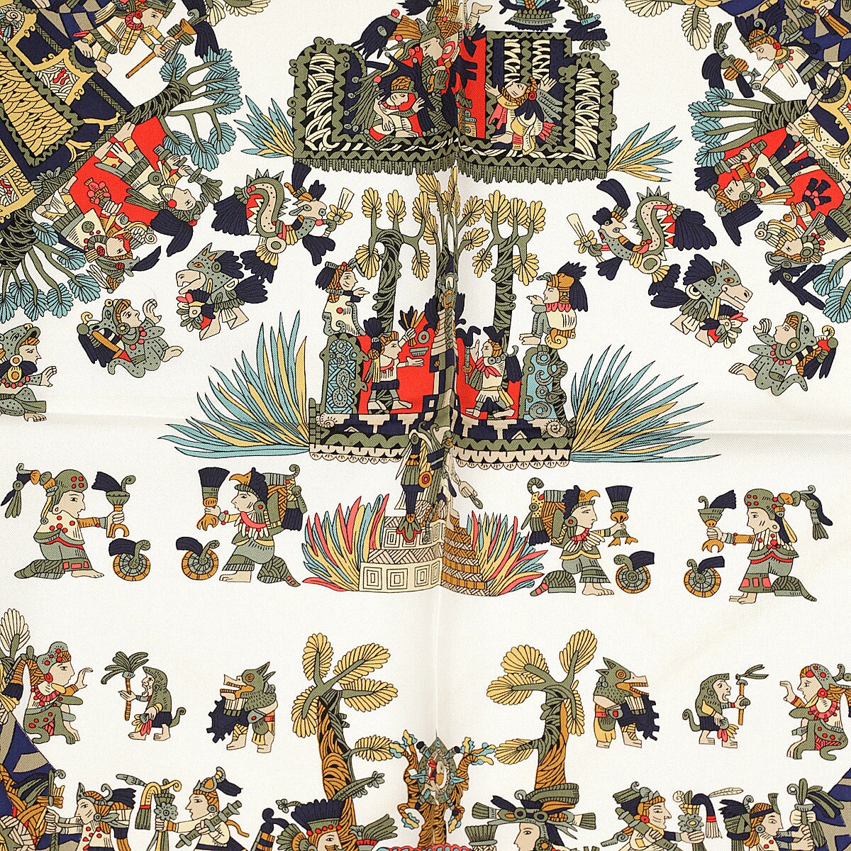 Hermes Scarf "Astres et Soleils" by Annie Faivre 90cm Silk | Foulard Carre