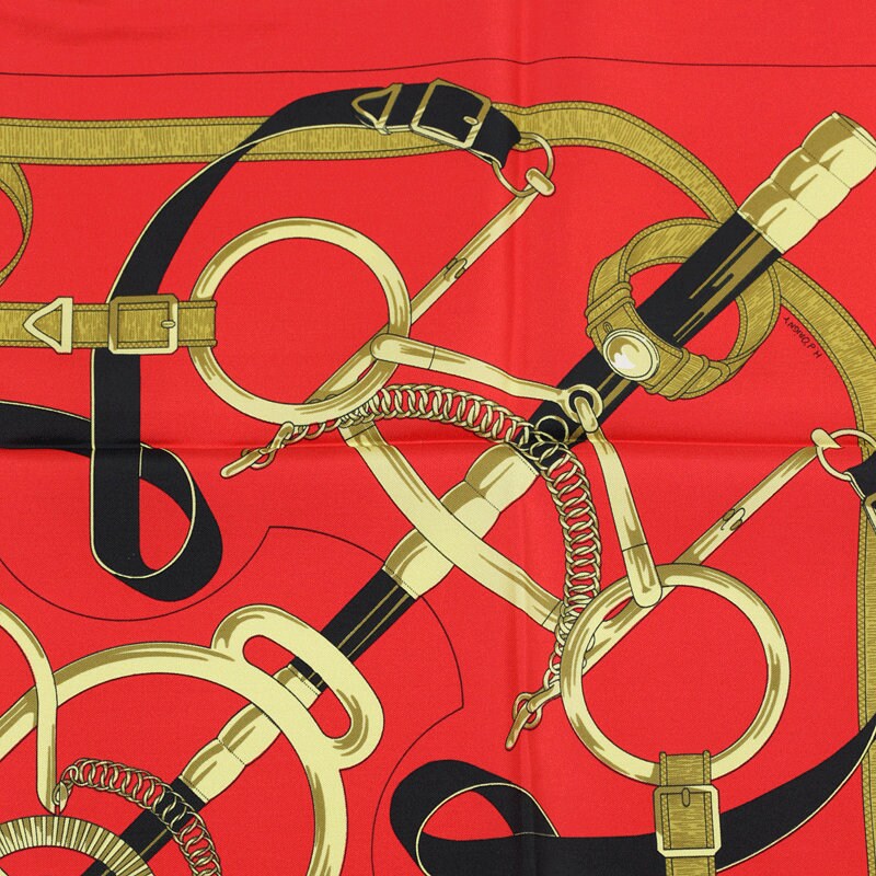 Hermes Scarf "Eperon d'Or" by Henri d'Origny 90cm Silk | Foulard Carre