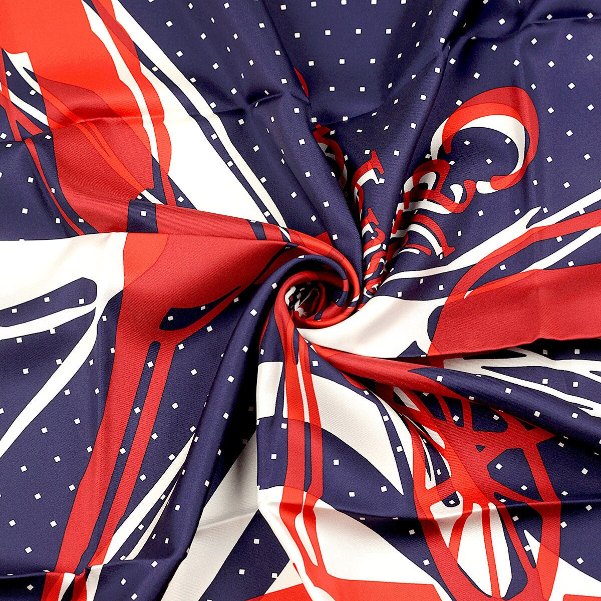 Hermes Scarf "Caleche Elastique" by Bali Barret 90cm Silk | Carre Foulard NWT
