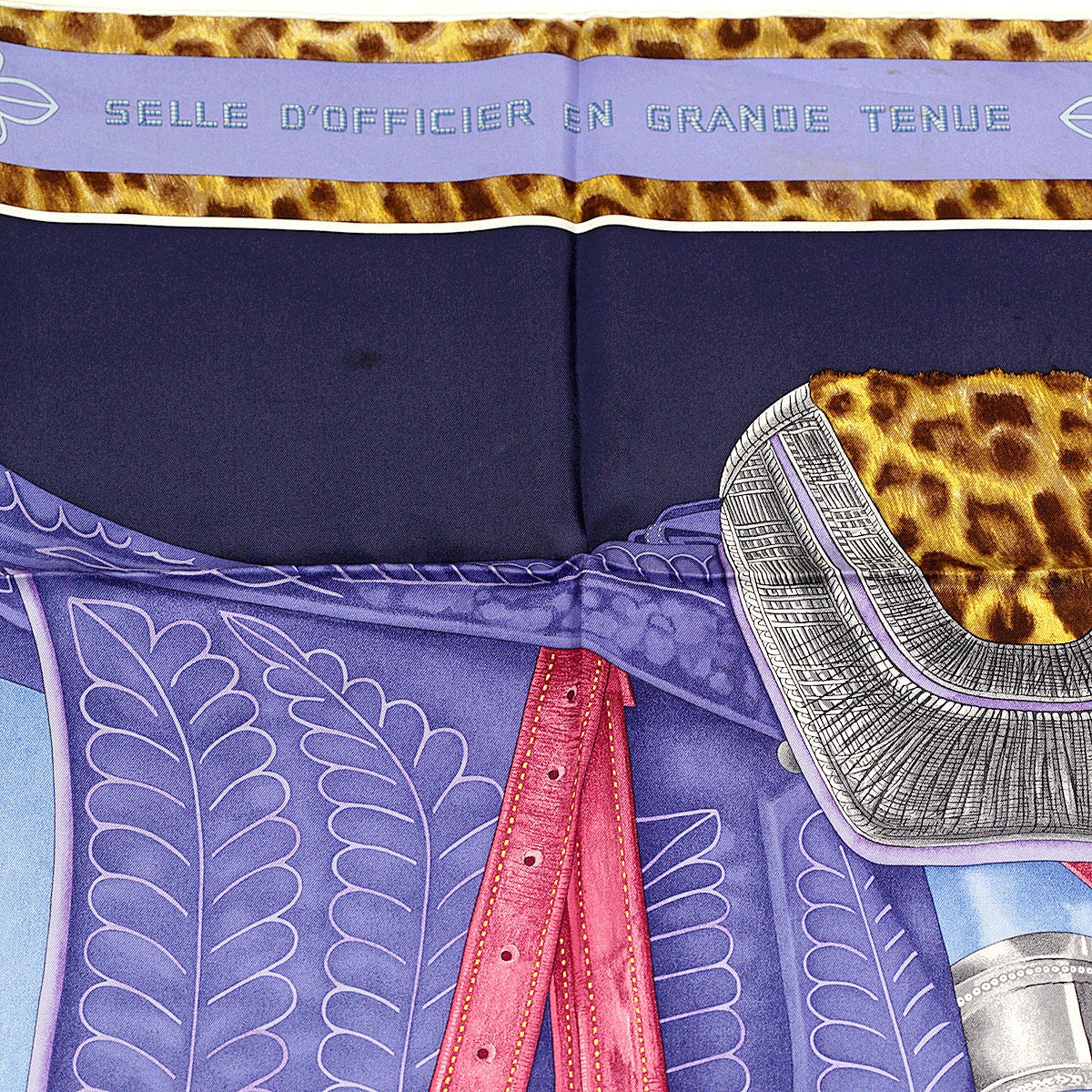 Hermes Scarf "Selle d'Officier en Grand Tenue" by Wlodek Kaminski 90cm Silk | Carre Foulard